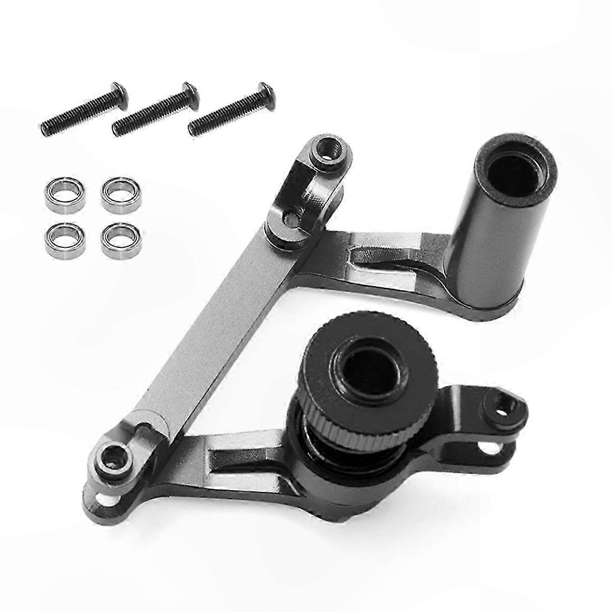 Upgrade Steering Kit for 1/10 RC Cars, Compatible with E-Maxx T-Maxx Models