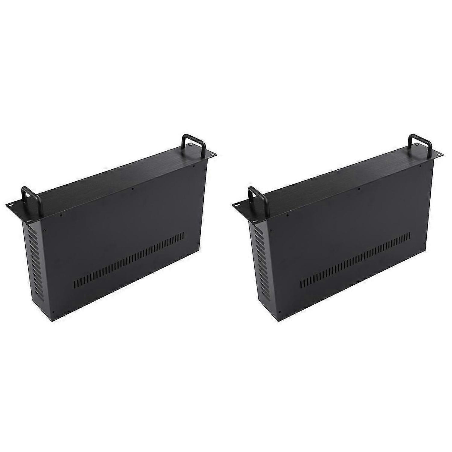2U Chassis 19 Inch Server Rackmount Case Data Switch Box Metal Case