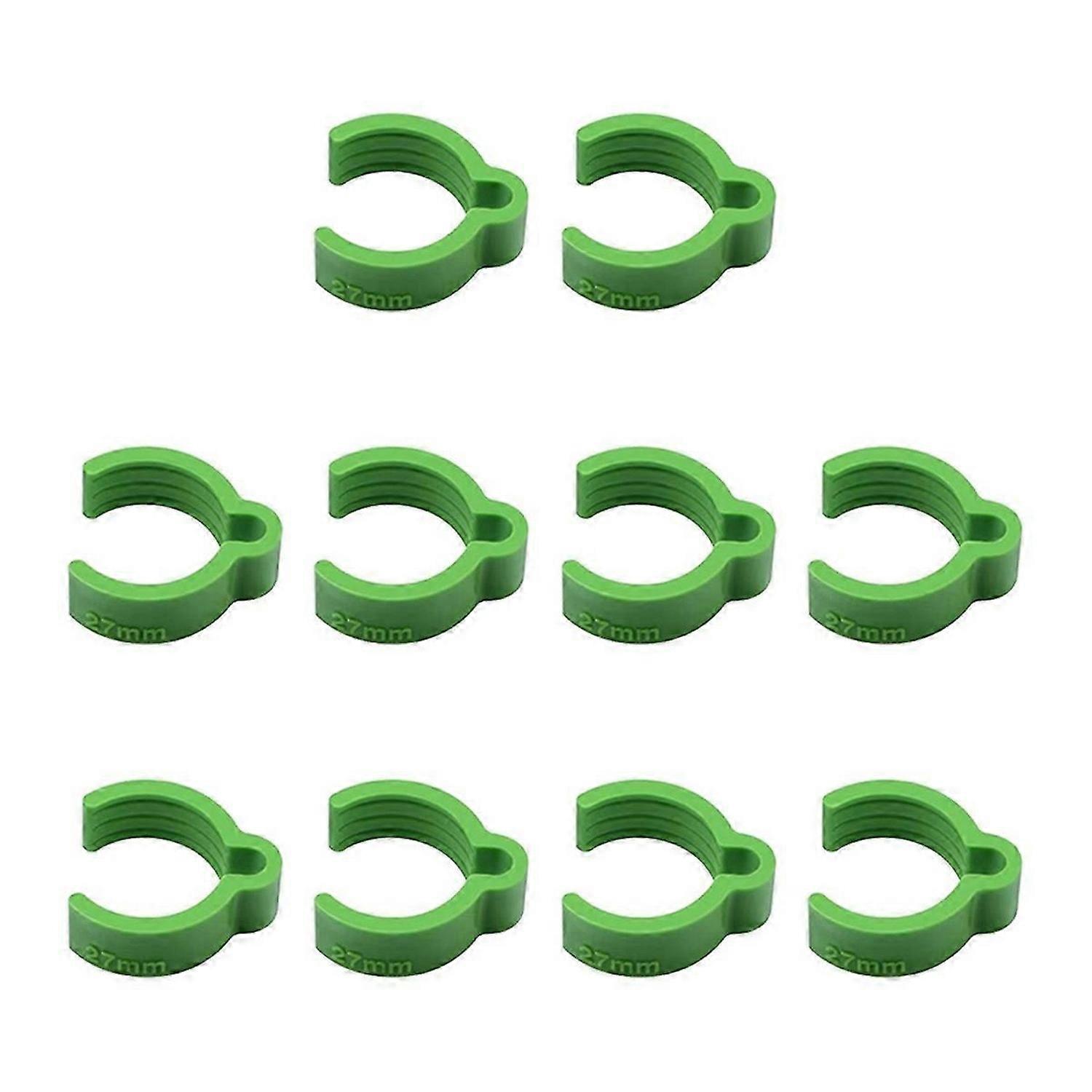 Coiled Hose Clips for 27mm Hoses, for Dust Extractor and Sander 10 Pcs