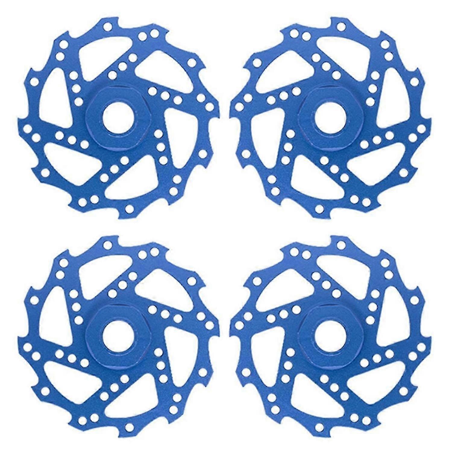 4PCS Brake Disc Wheel Hex Hub Adapter 17mm for Arrma 1/7 Infraction Limitless Felony 1/8 RC Upgrade Parts Blue