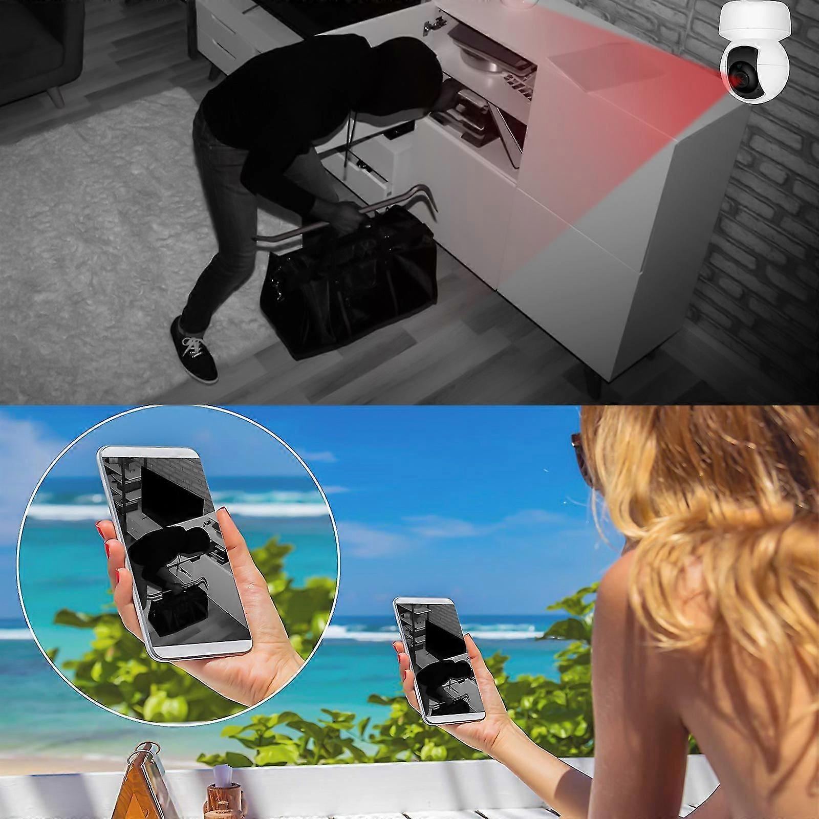 Indoor HD WiFi Security Camera  Motion Detection & 2-Way Audio