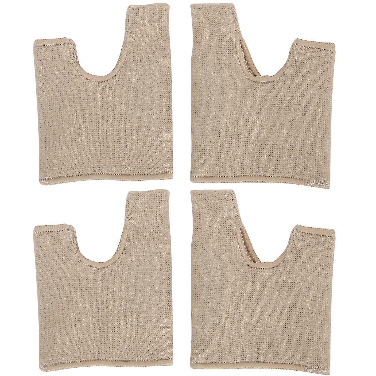 2 Pairs UShaped Bunion Corrector Hallux Valgus Correction Orthopedic Forefoot Pads(S )