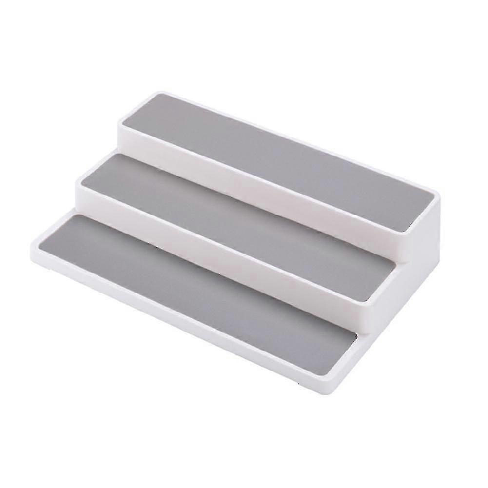 3 Layers Cosmetics Display Stand Holder Shelf Kitchen Shelf Spice Jars Storage Rack Organizer