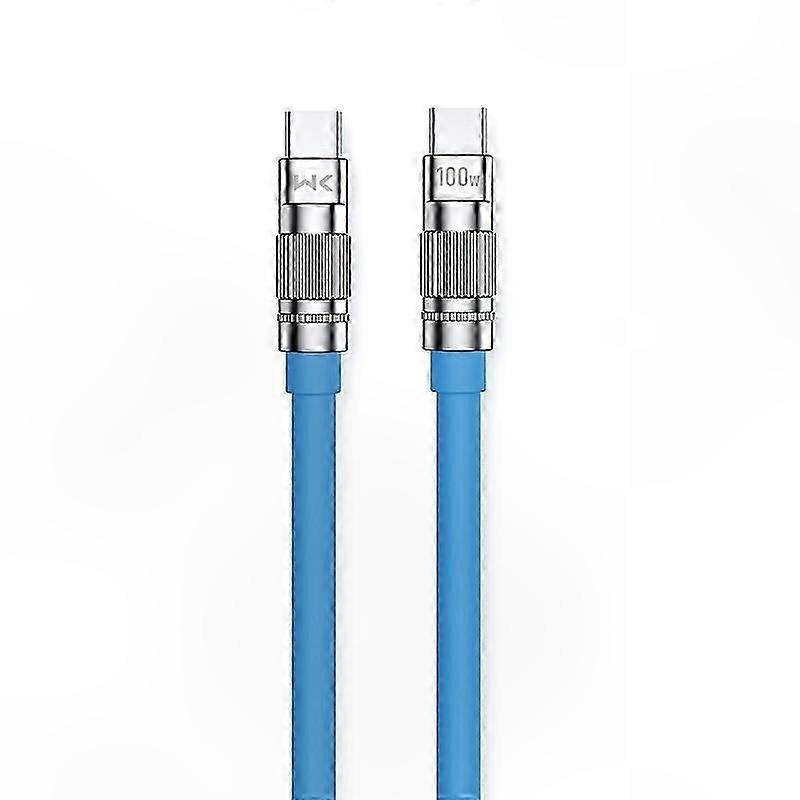 100W USB-C to USB-C Fast Charging Cable, 6ft PD Data Sync Cord for MacBook Pro/Air, , 15/14/13, Galaxy, Pixel