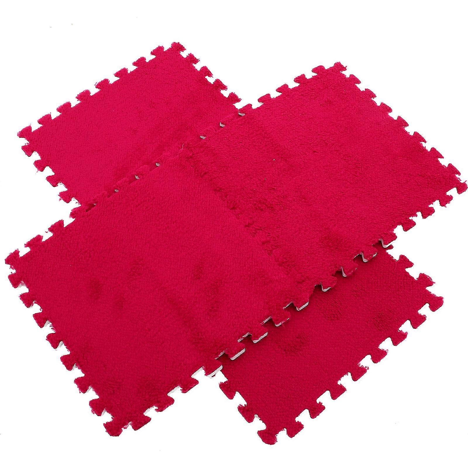 Plush Eva Floor Mat for Home Use 4Pcs