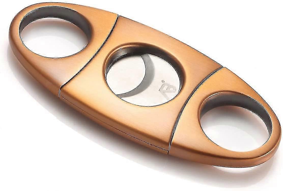 Antikk bronse sigar cutter rustfritt stål