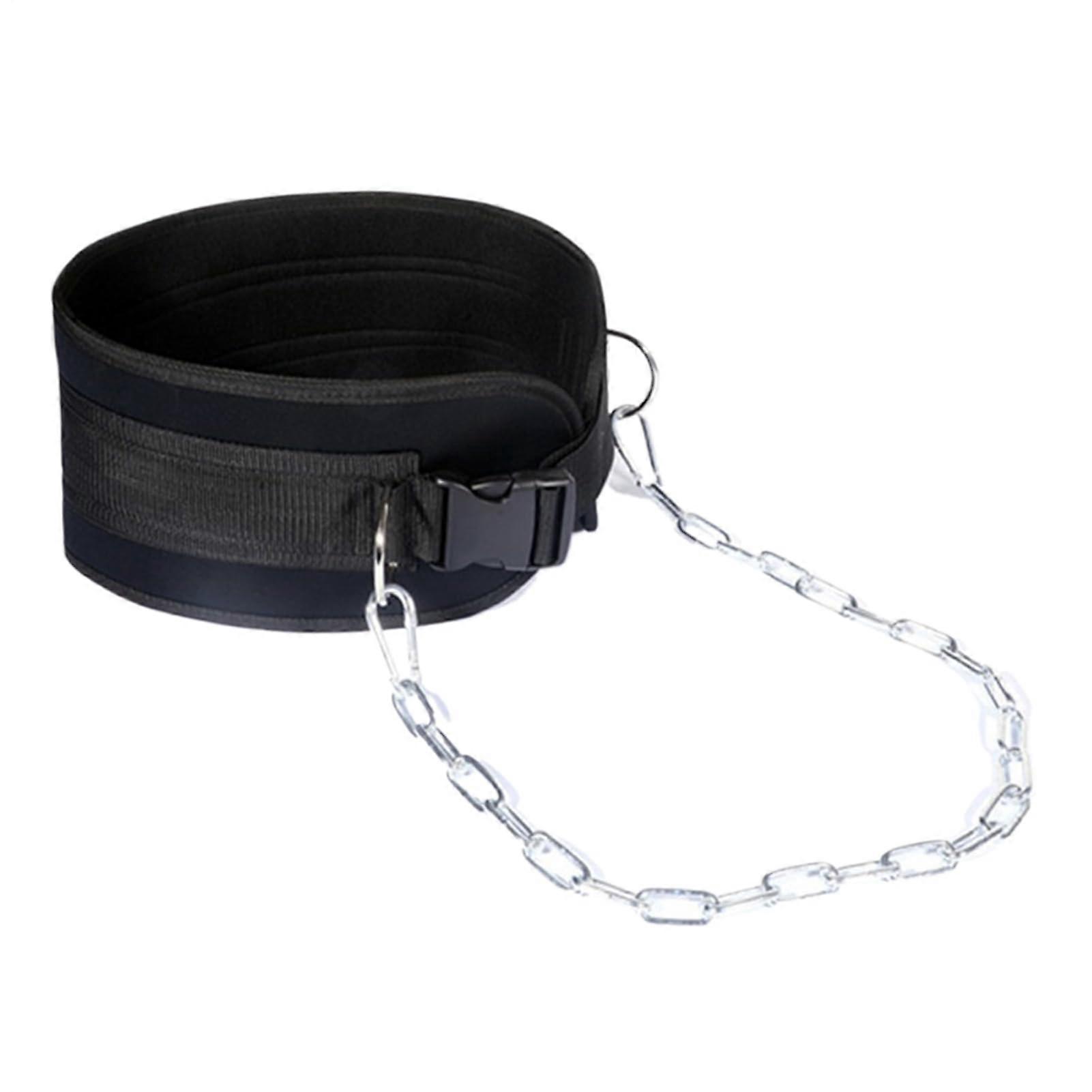 Dips Belt Reinforced Workout Belt For Dips Heavy Duty Training Equipment With Back Support Strap Unisex Adjustable Size