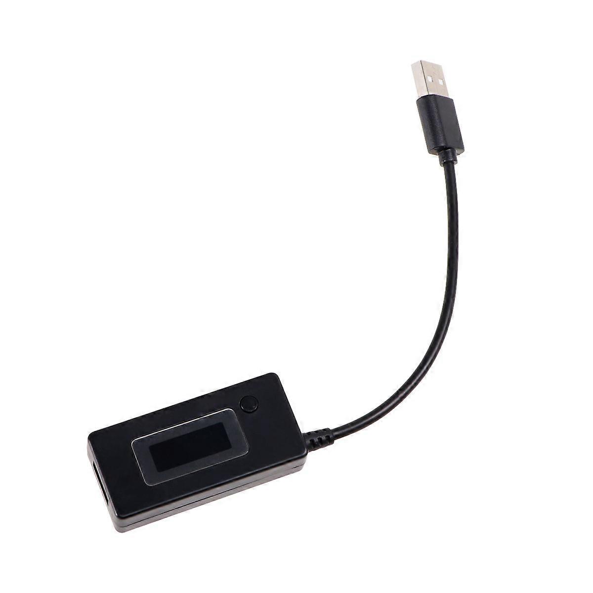 Voltage Current Tester LCD Micro USB Charger for Testing Black