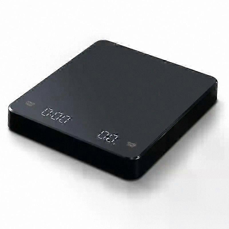 Digital Coffee Scale with Timer, LED Screen, 3kg Max, 0.1g Precision, Measures in g/ml/oz, USB Powered, Espresso Kitchen Scale