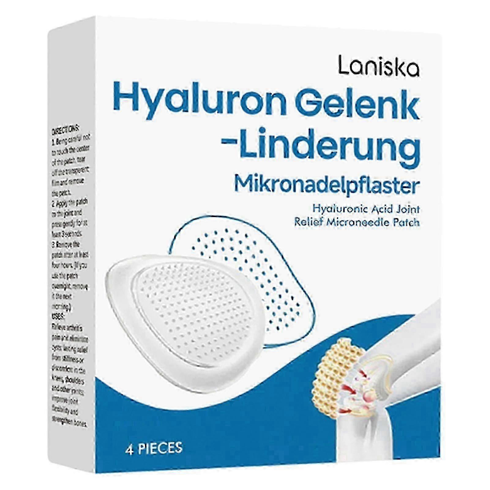 1-5x Hyaluron Joint Relief Microneedles Patch Convenient Easy to Use Microneedles Patch for Elderly Active Adults