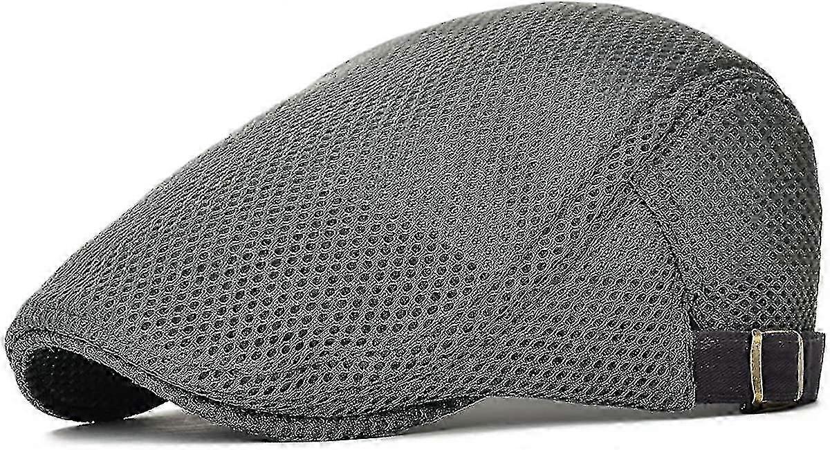 Men Able Mesh Hat Adjable Boy Beret Ivy Cap Flat Cap