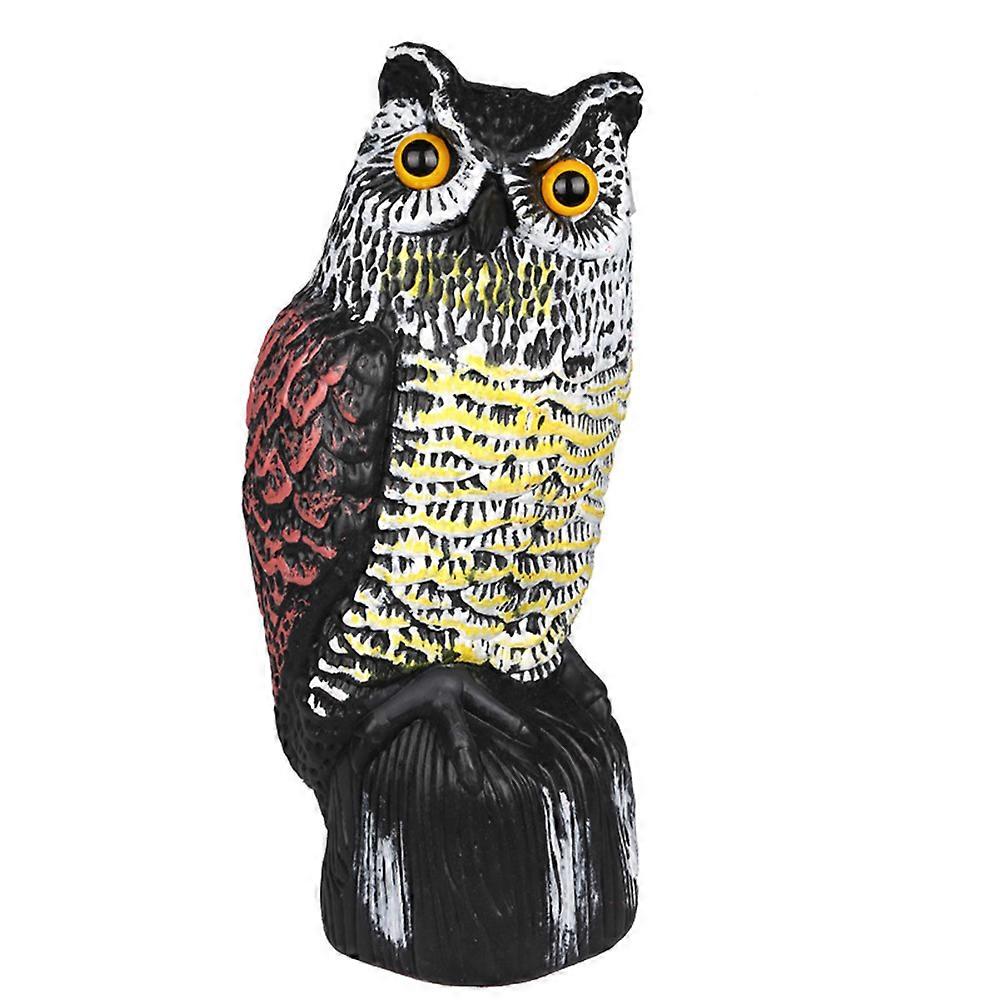 Squirrel Deterrent For Garden Plastic Simulation Owl Decor Suitable For Open Porches 1Pcs