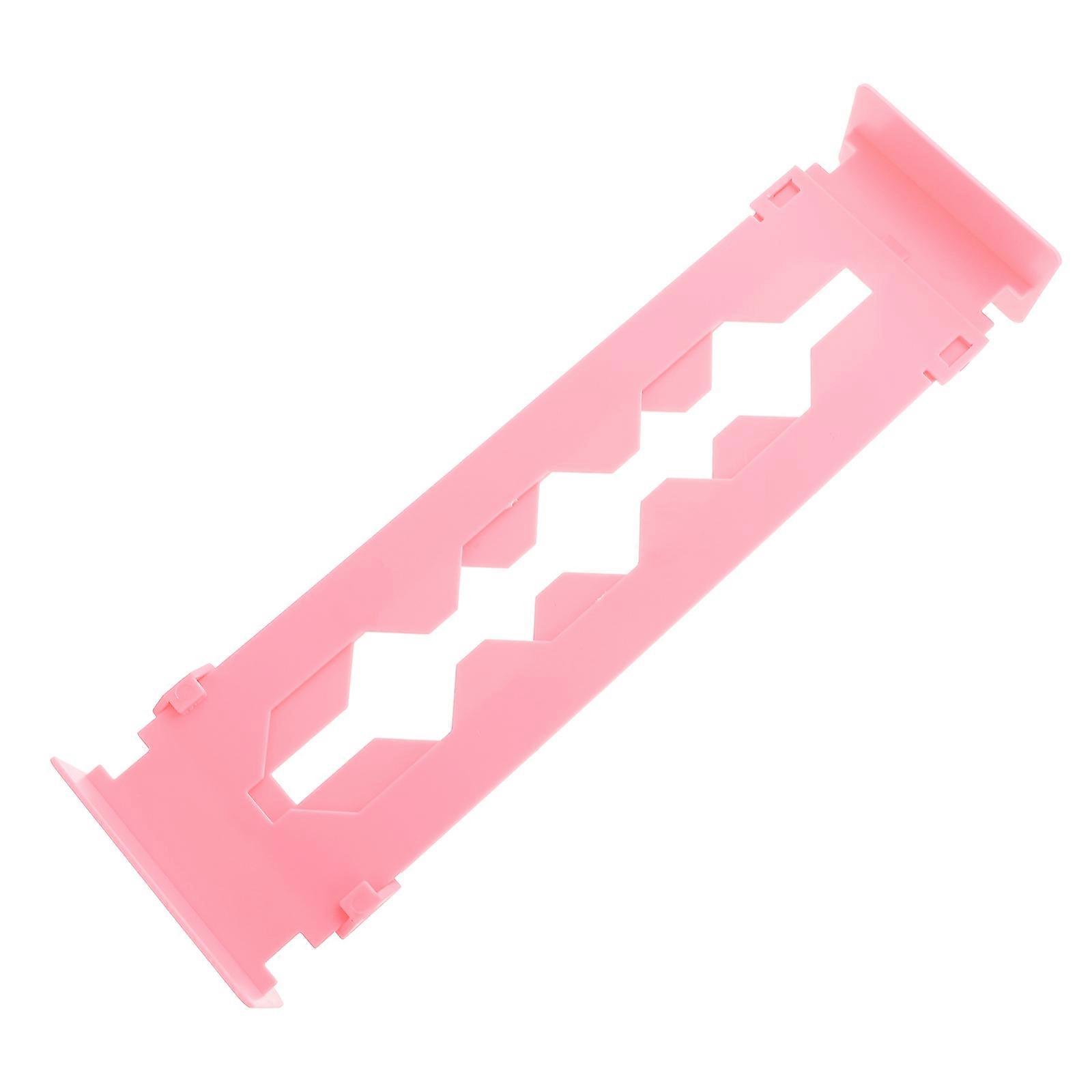 Retractable Drawer Divider for Storage Use 2Pcs Pink Plastic Drawer Partition