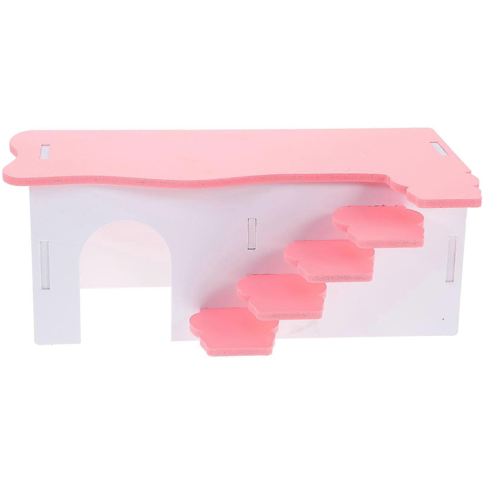 Hamster Hideout Ladder House Pet Rest Toy 3Pcs for Small Pets