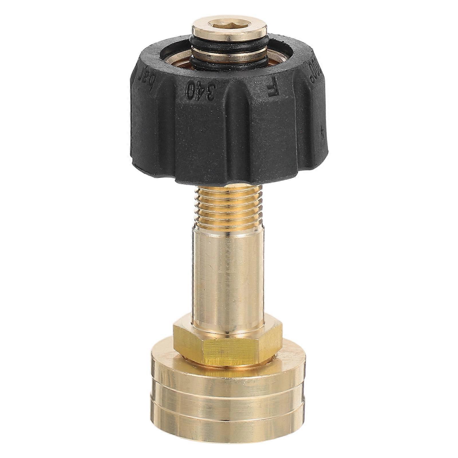 Water Pipe Connection 3Pcs Garden Hose Fittings Adaptable To Automotive Maintenance Quick Connection Durable Copper Connectors Golden