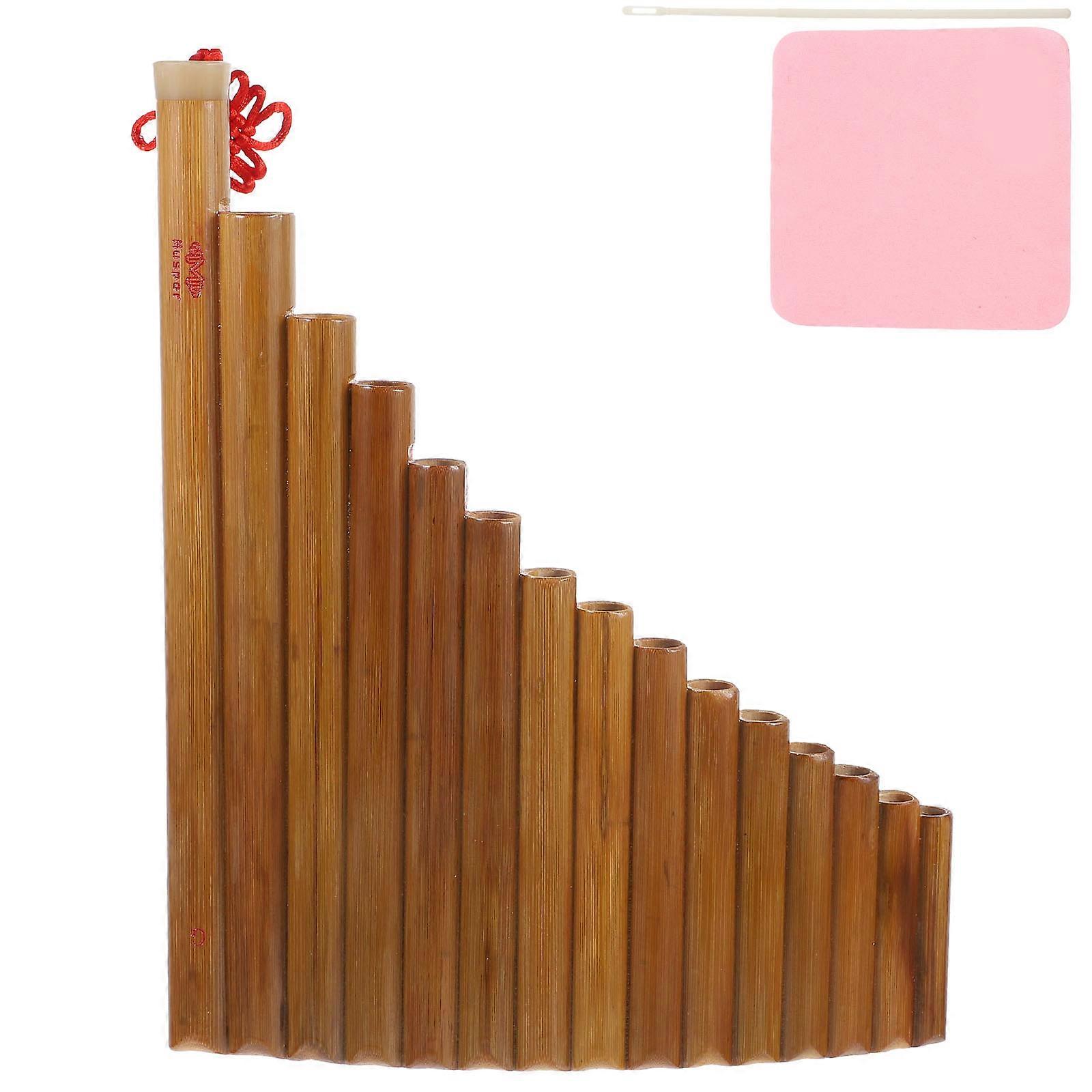 Educational Pan Flute for Music Lovers with 2Pcs 15 Hole Instruments