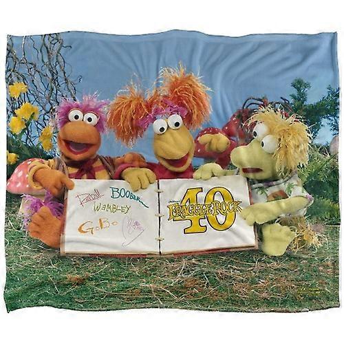 Jim Henson 40th Book Silky Touch Silky Supersoft Blanket