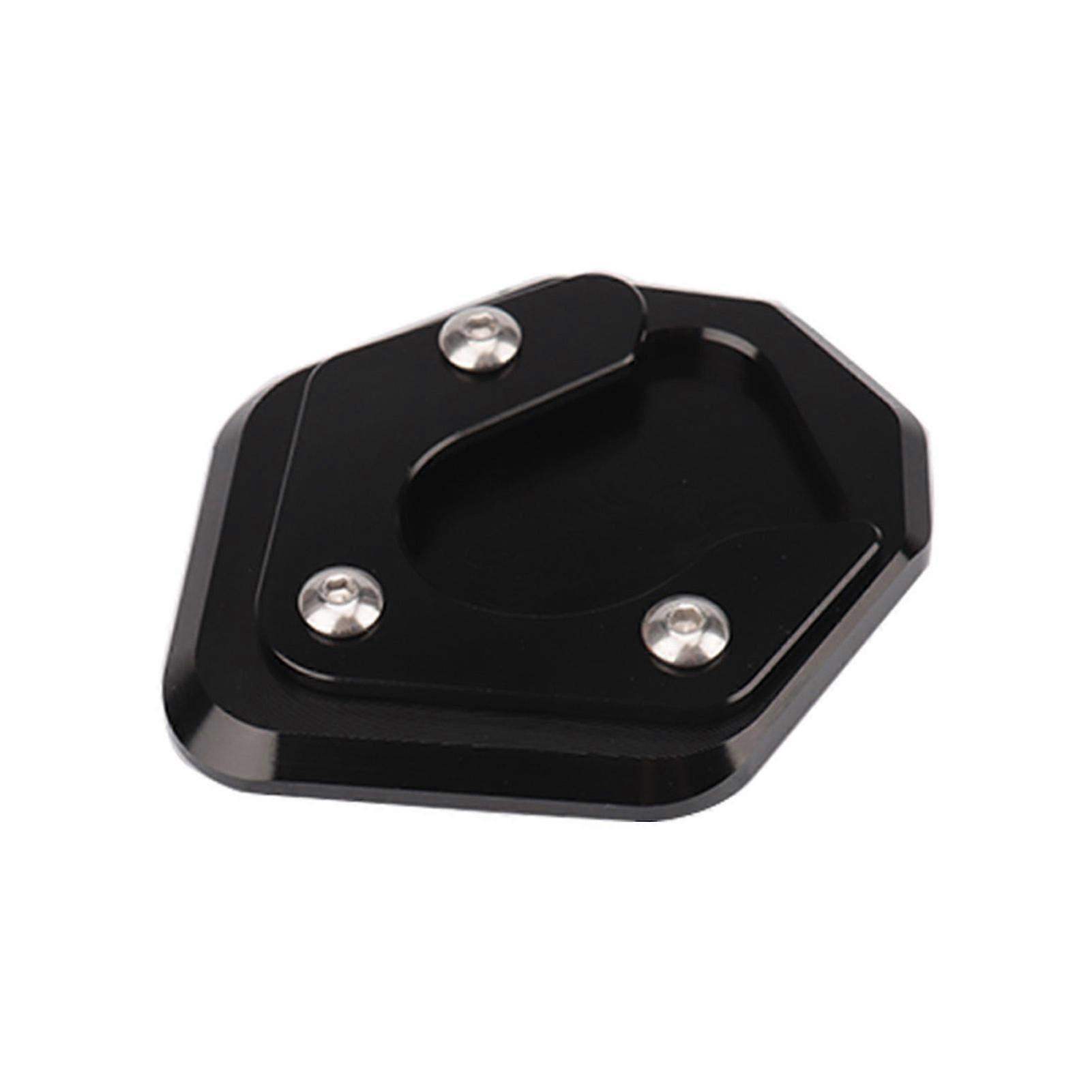Motorcycle Enlarged Kickstand Pad Extension Durable Aluminium Alloy Black Stable Support Base Easy Installation for CF 800M