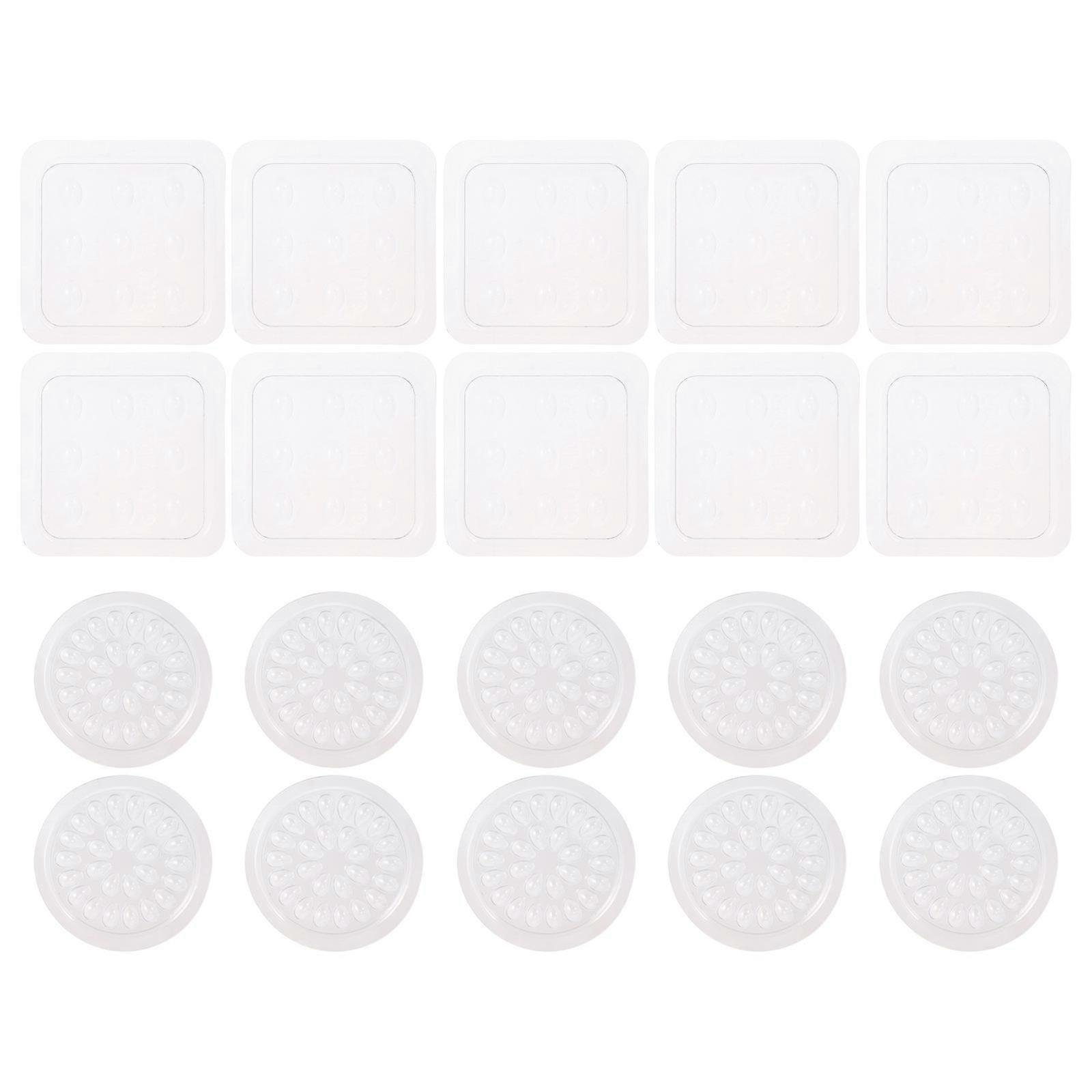 Eyelash Glue Holder Grafting Eyelash Pads for Home 80Pcs Pack