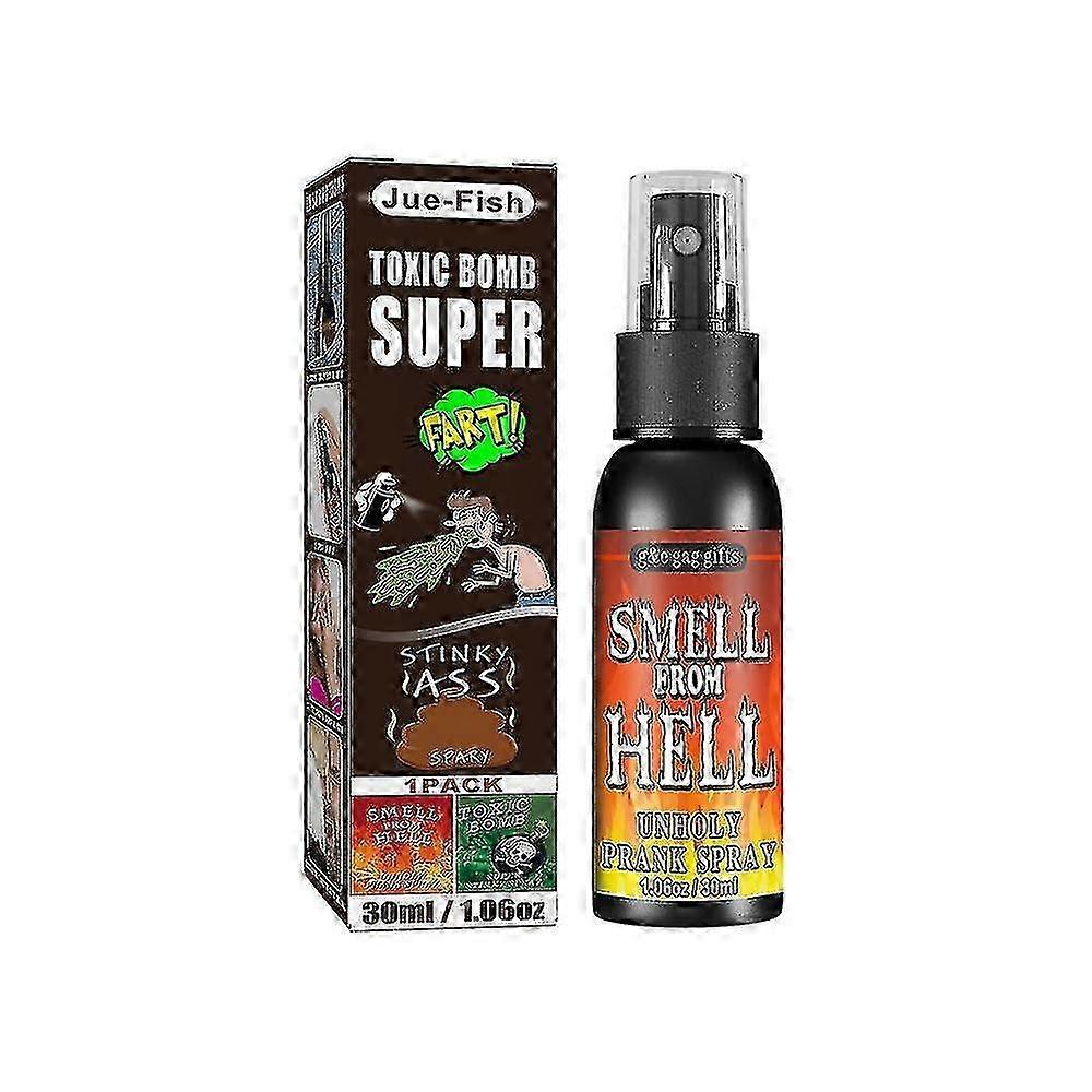 Spray super scoreggia tossico da 30 ml, puzza di cacca, scherzo, scherzi, accessori 2025