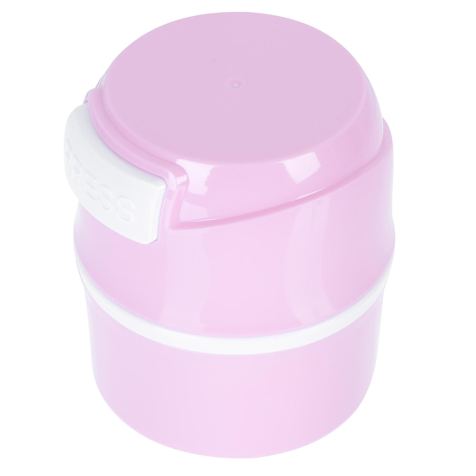 Eyelash Glue Jar Storage Box for Eyelash Extension Glue Organizer 4Pcs Pink