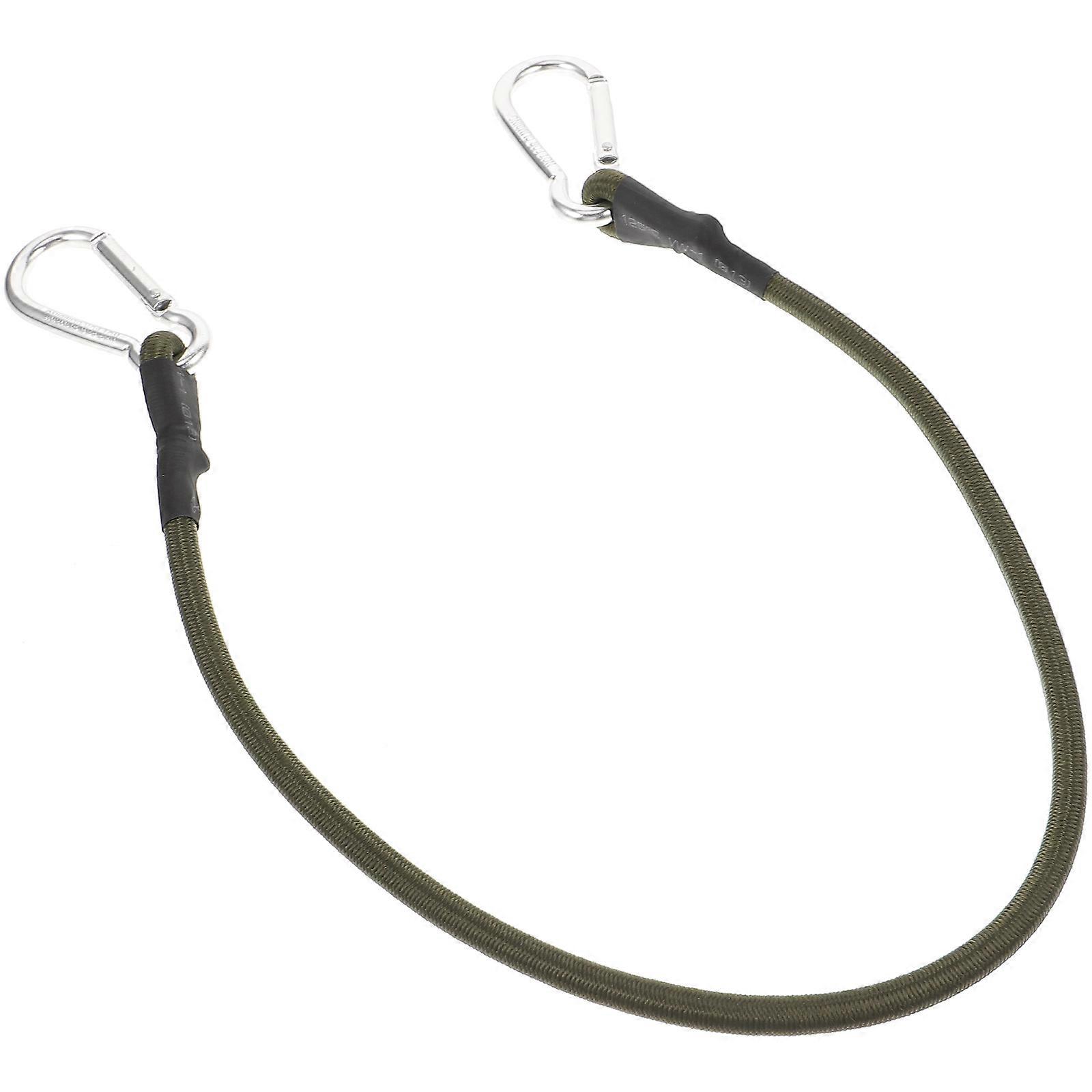 Luggage Elastic Rope Carabiner Bungee Cord for Securing 18Pcs