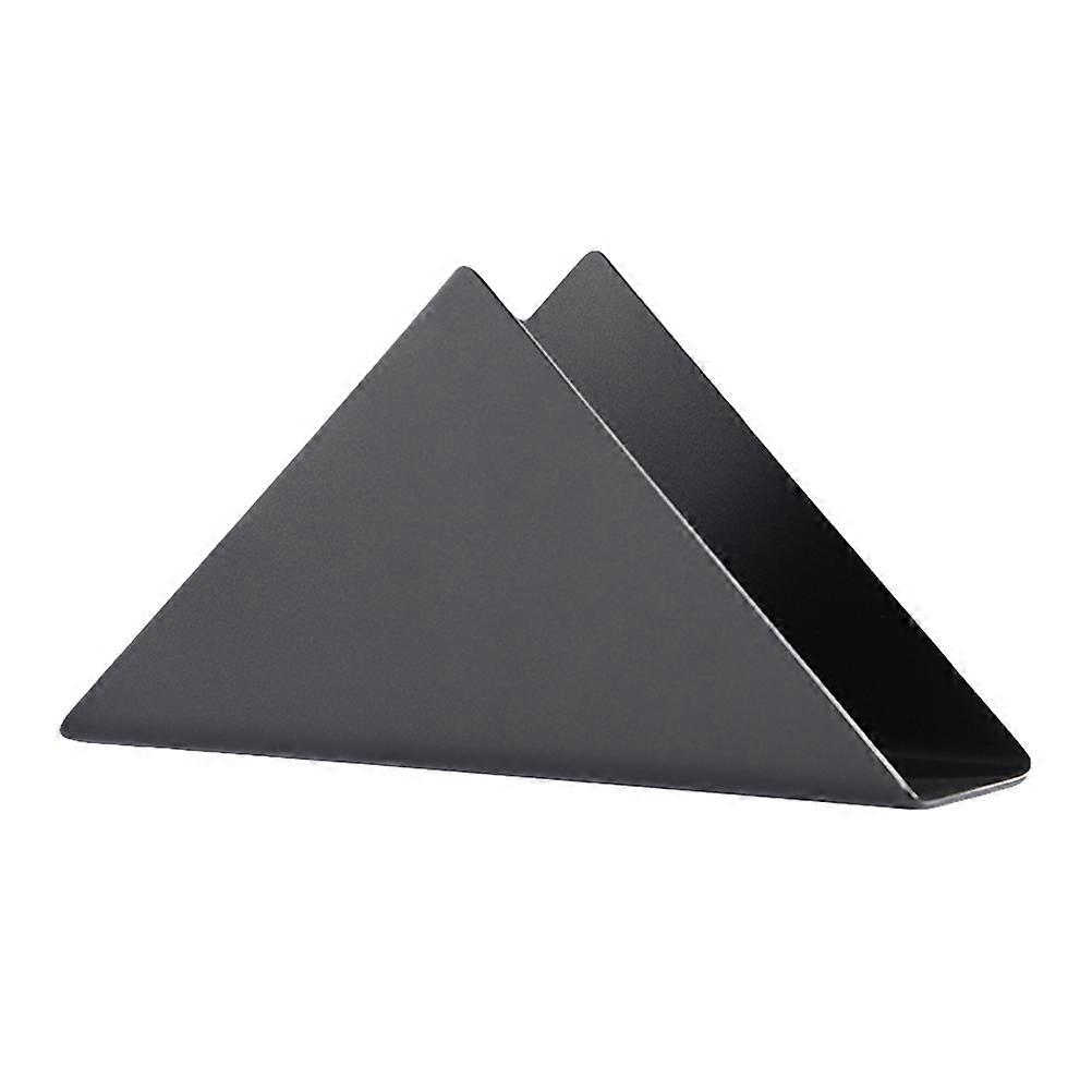 Tissue Storage Stand Stainless Steel Triangular Napkin Holder for Storage 2Pcs