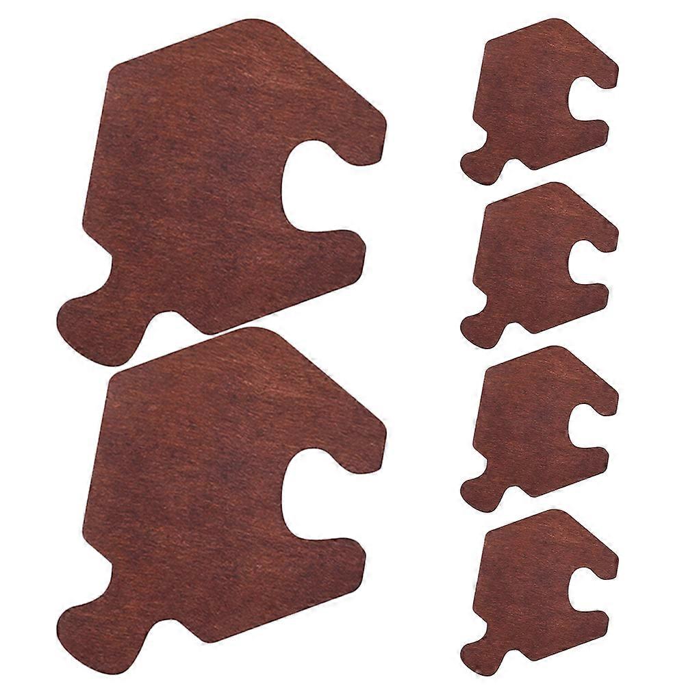 30 Pcs Hexagonal Wooden Drink Mats For Coffee Mugs And Wine Bottles Heat Insulation Coasters Ideal For Bar And Dining Table