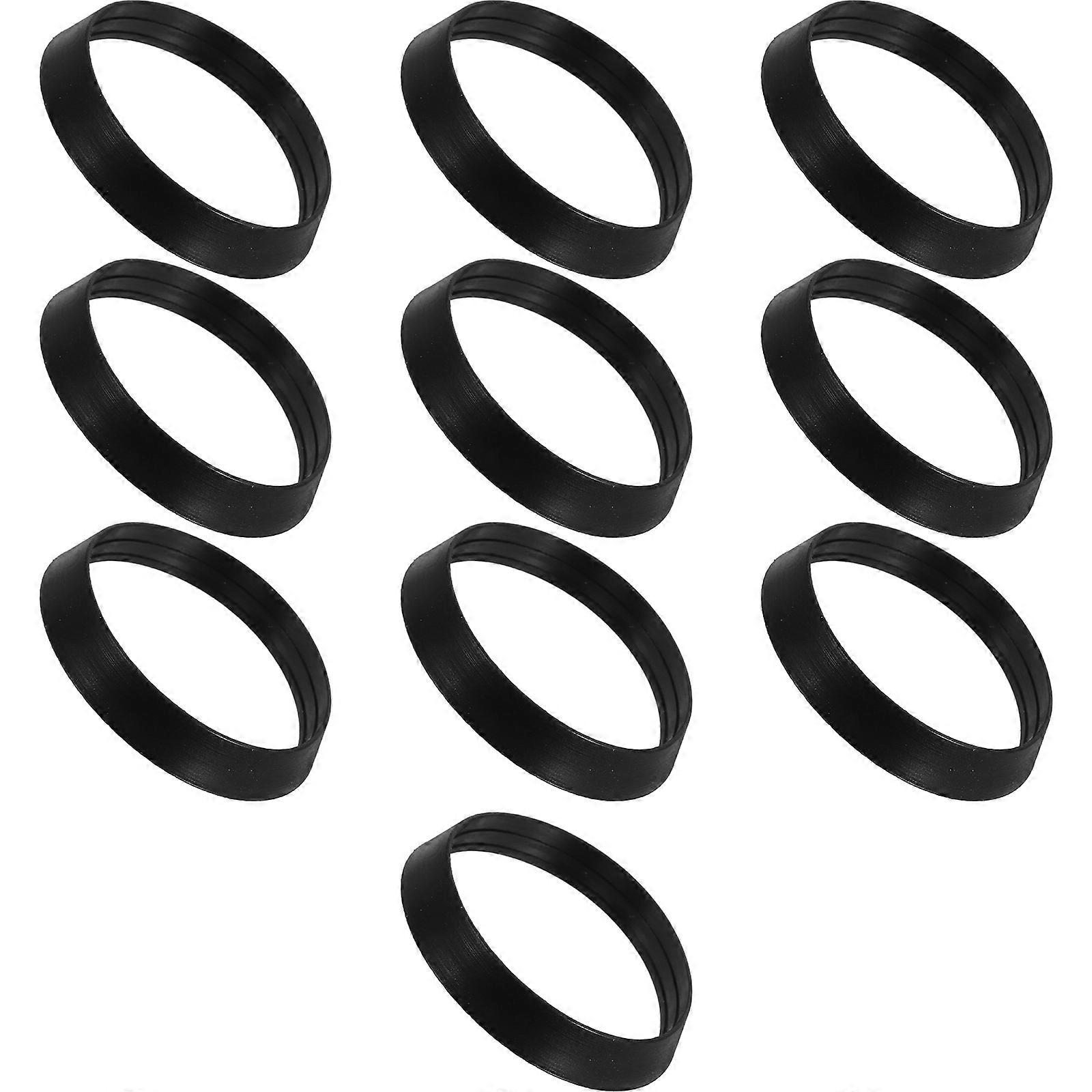 8Pcs Black Rubber Hose Gaskets for Drain Pipe Sealing Use