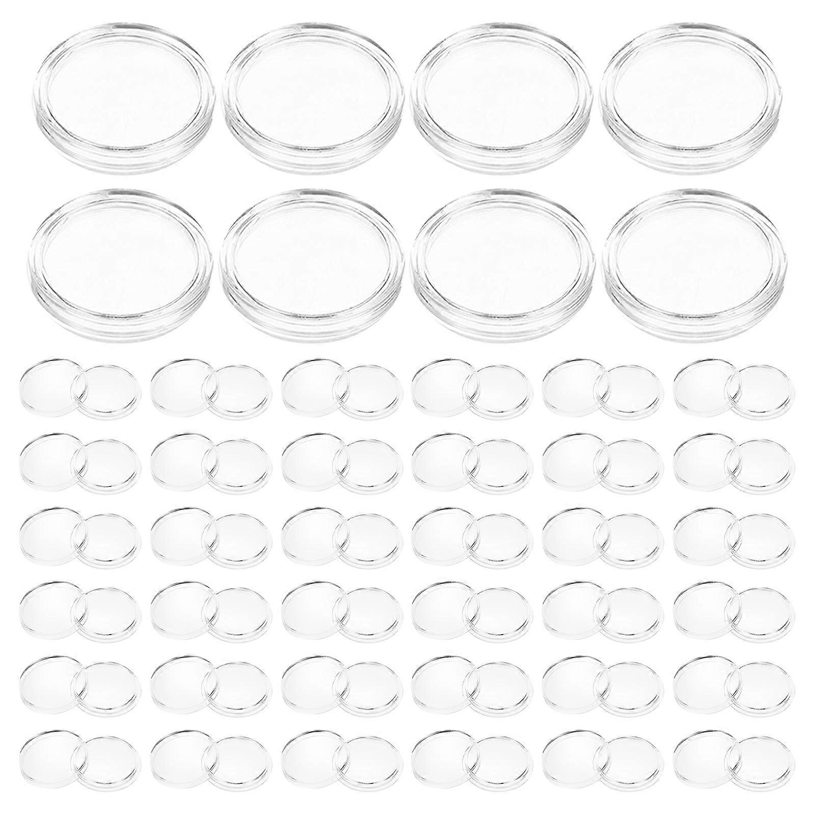 Coin Protector Transparent Coin Cases for Safe Holding 200Pcs Pack