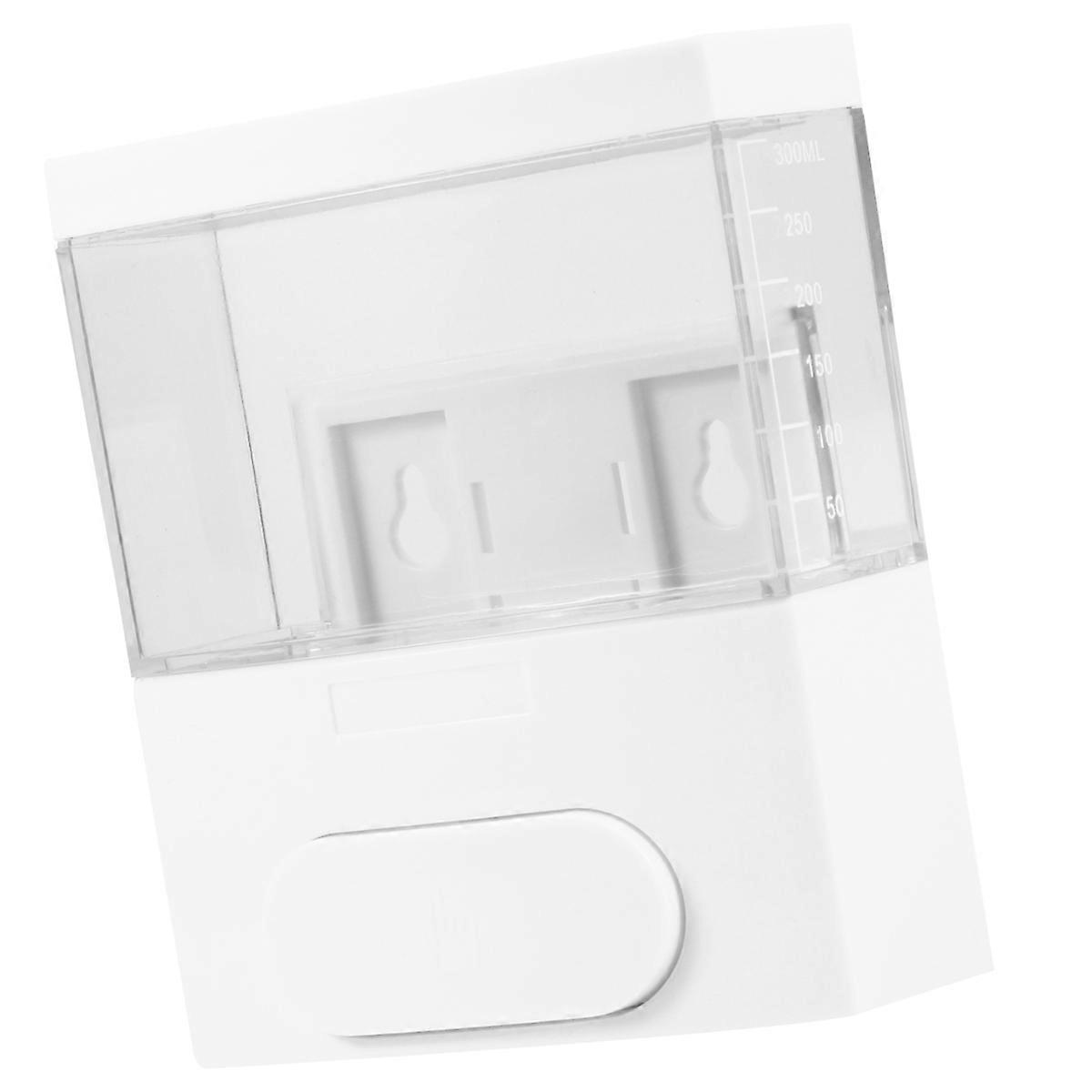 Liquid Soap Dispenser Transparent Wall-Mounted Soap Lye Box for Lotion Use 2Pcs