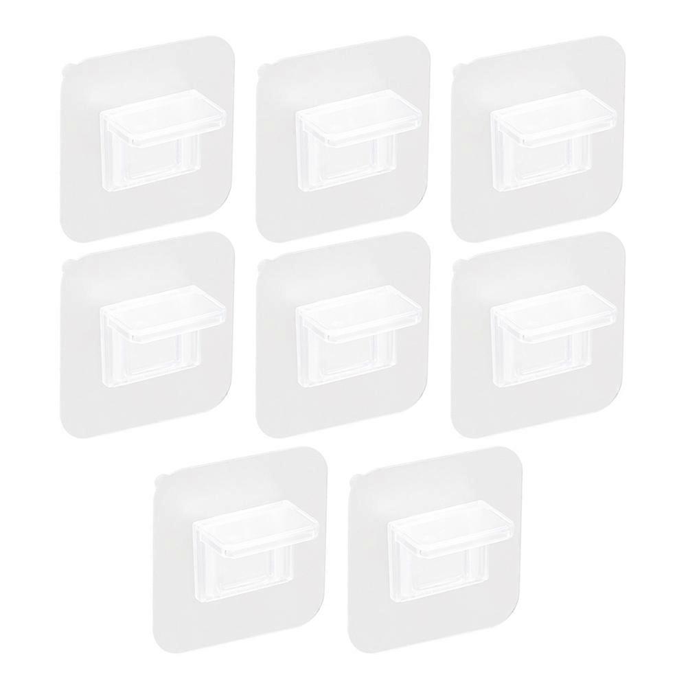 Durable Partition Supporters Layer Plate Supporters 8Pcs Assorted Color Hidden Support for Office Living Room Bedroom Bathroom Bar Club