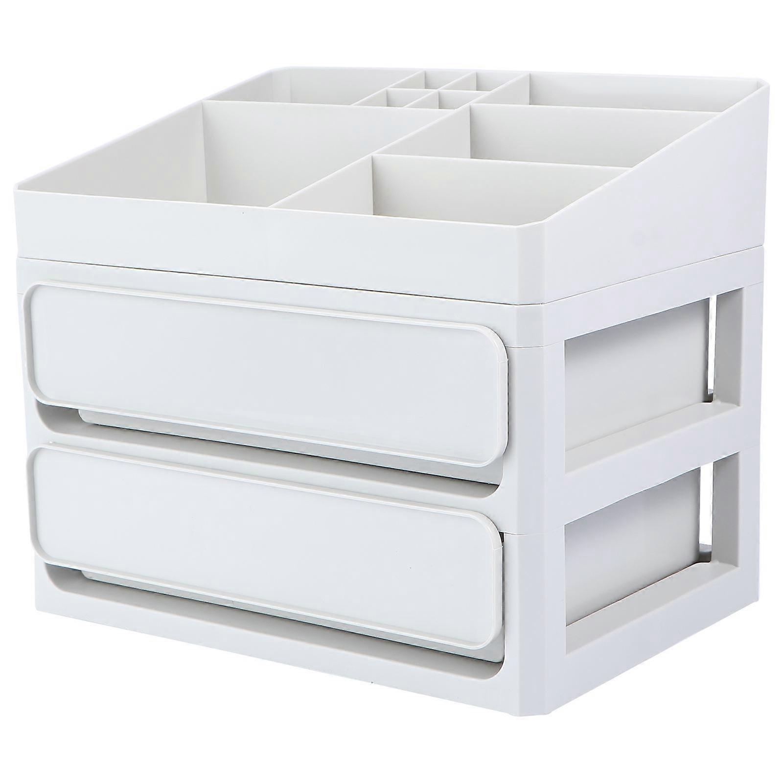 Plastic Cosmetics Case Makeup Box for Home Storage 1Pcs