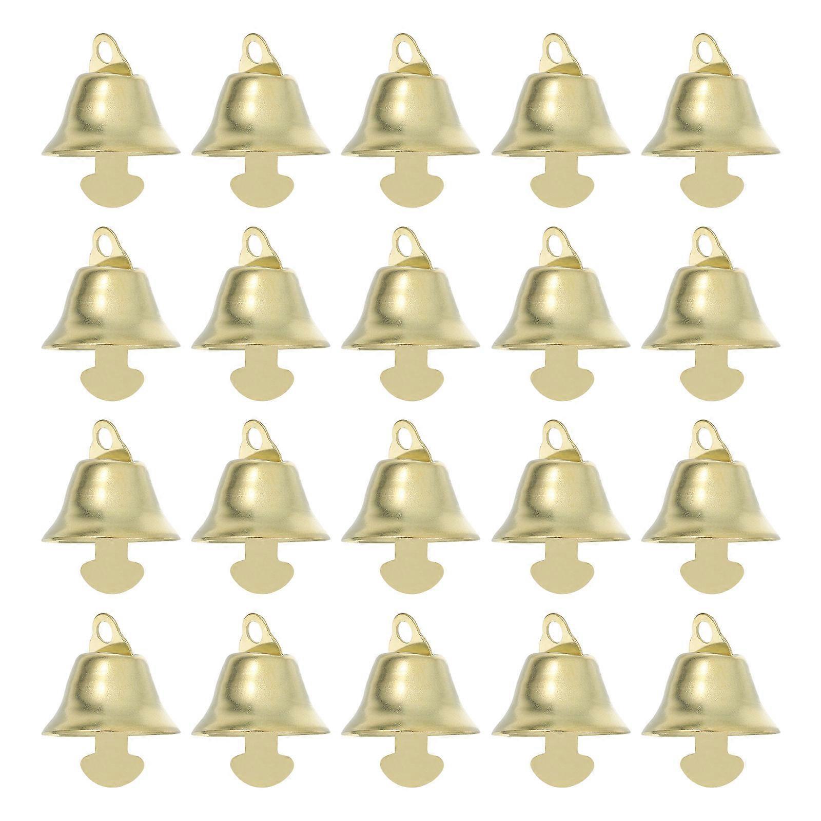 Mini Metal Craft Bells for DIY 72Pcs Golden Jingle Bells with Versatile Use