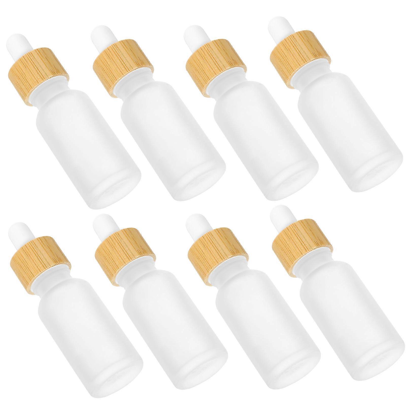 Essential Oil Bottle Set of 32 Pcs Frosted Glass Bottles with Dropper Pipettes for Daily Use and Travel in 9.7x2.9cm Size for DIY Skincare