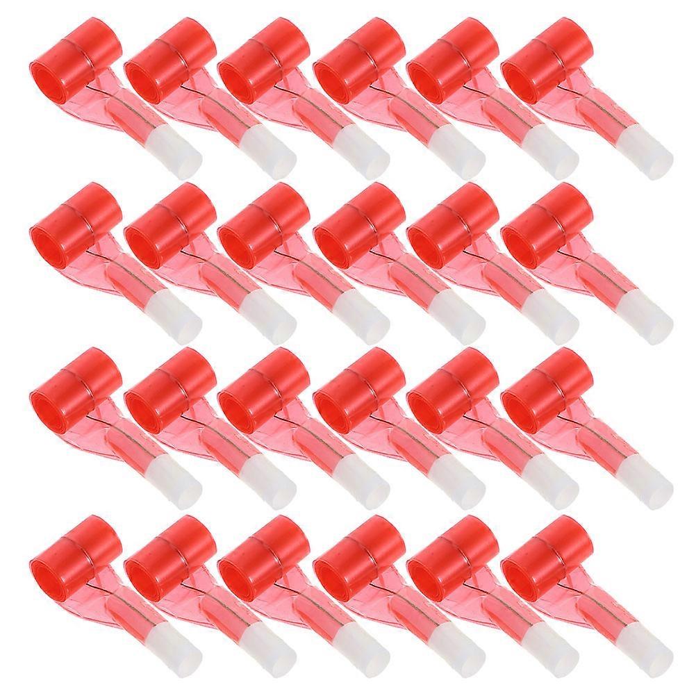 Plastic Whistles for Kids Bulk Blowouts Noise Maker 240Pcs Red