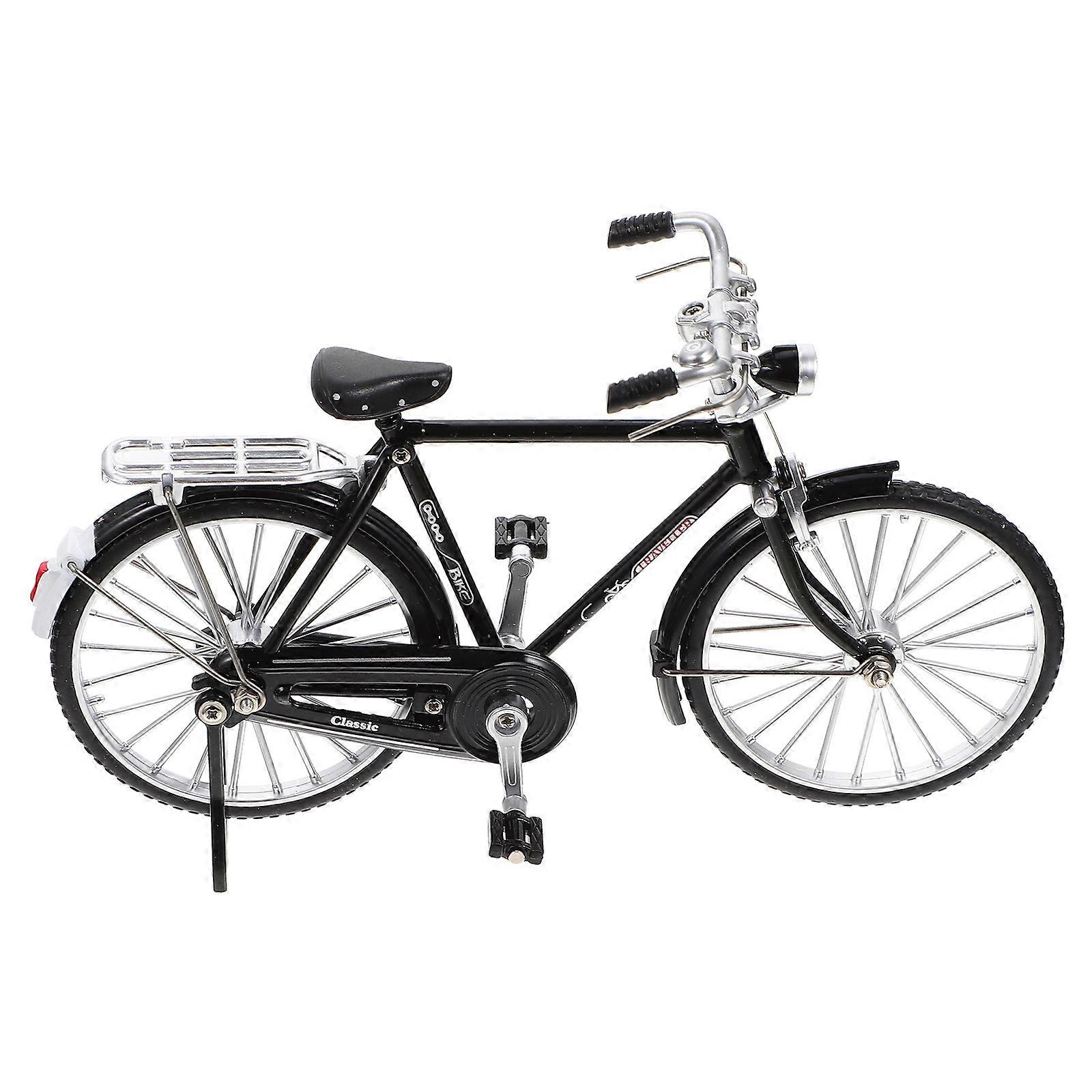 Alloy Adornment Bike Model for Decor 5Pcs with Mounting Base