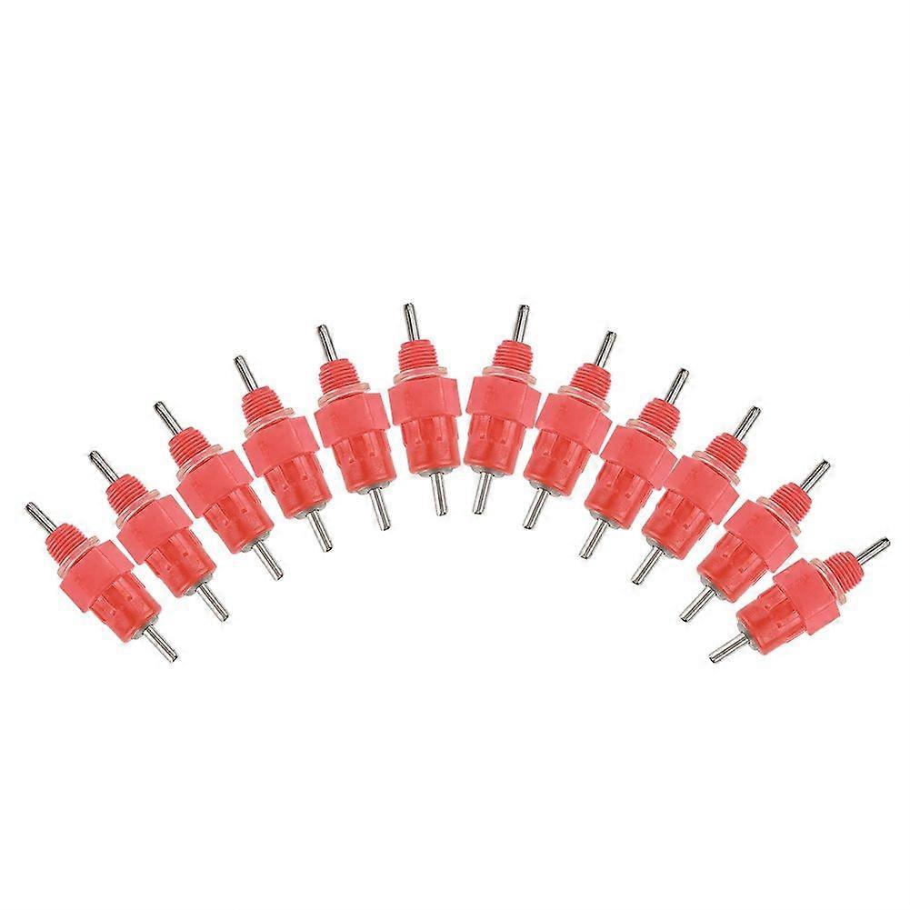 50 st kycklingnippelmatare vattendrickare anka höna fjäderfä för 3/4''PVC