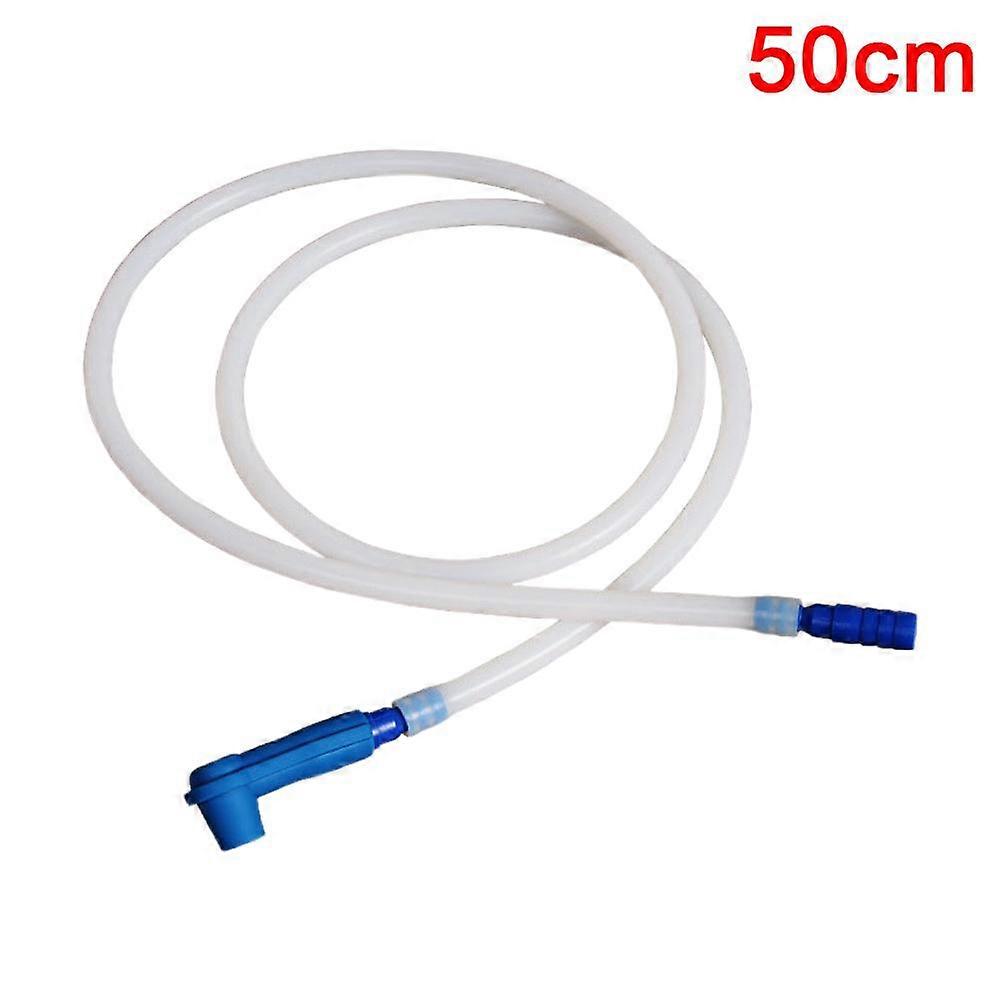 Car Oil Exchange Pump with 50cm Hose, Empty Drained Oiling Connector Auto Bleeder,