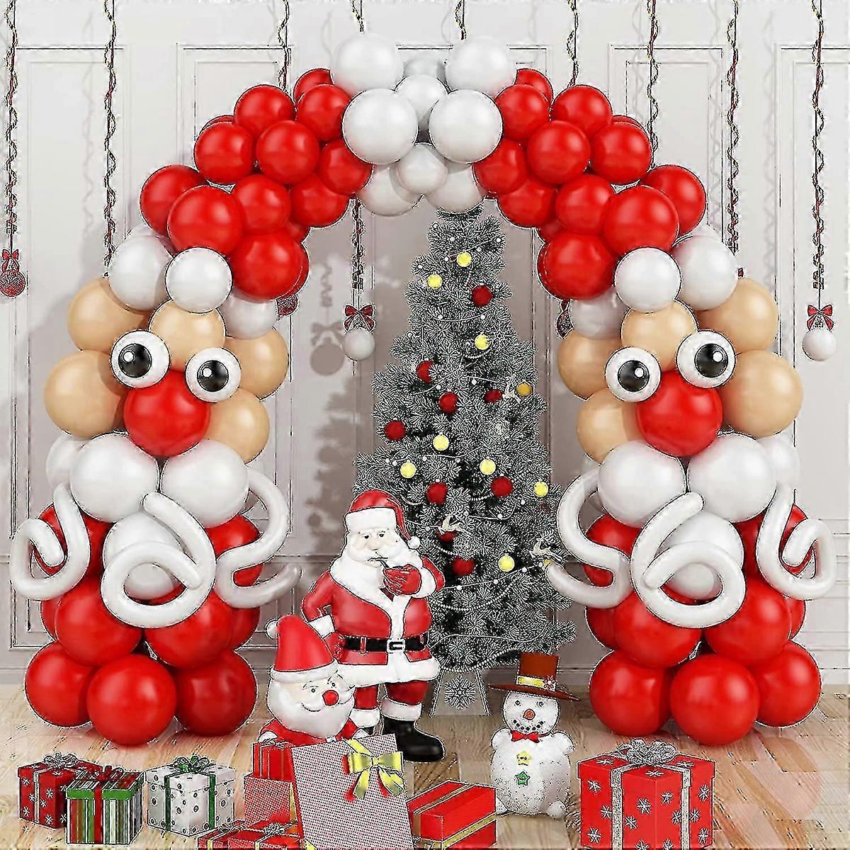 Exquisite 91pcs Christmas Balloon Arch Kit