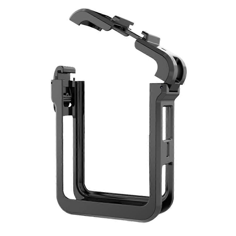 For DJI Osmo 360 Rabbit Cage Protective Frame Action Camera Mounting Shell with Cold Shoe 1/4inch Threads Expansion