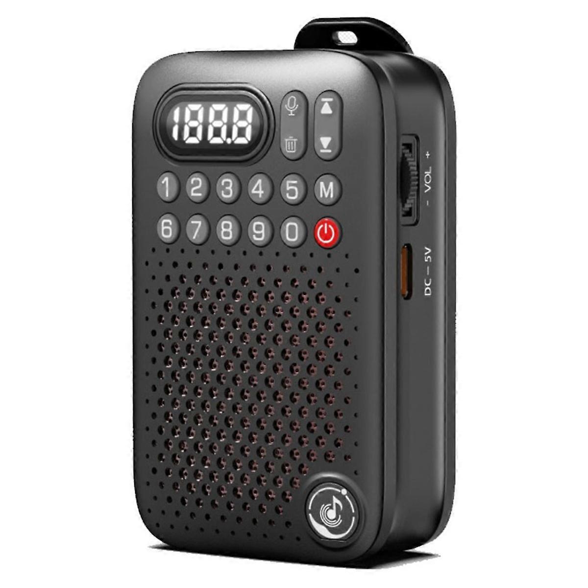 Mini LED Display Radio Portable Best Reception FM 76.0-108MHz Radios