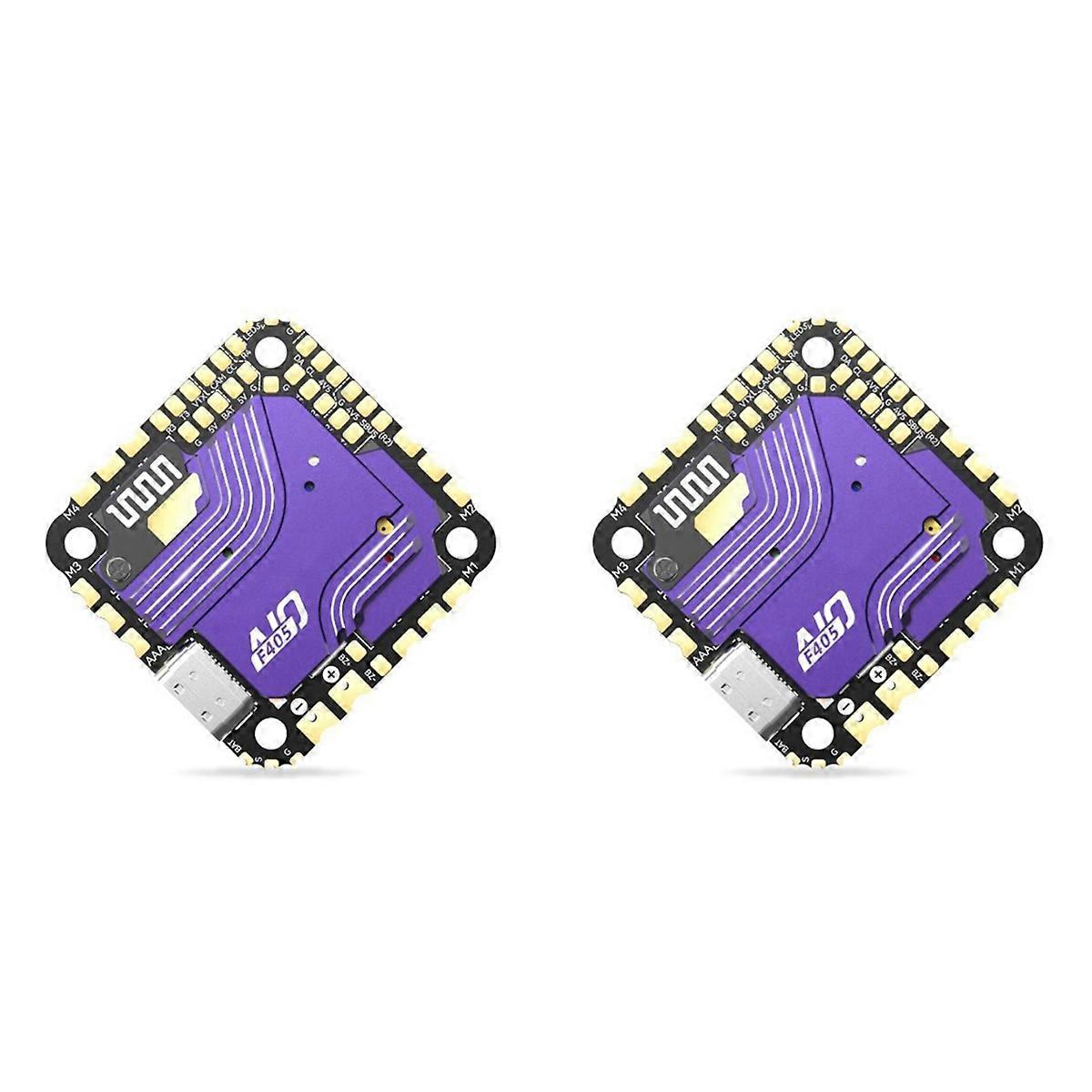 2X for F405 AIO Flight Controller 40A Blue-Jay 3-6S Integrated Flight Controller for FPV Freestyle D