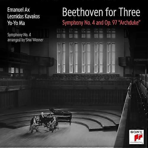 Yo-yo Ma, Leonidas Kavakos & Emanuel Ax - Beethoven For Three: Symphony No. 4 And Op. 97 "Archduke" [CD]