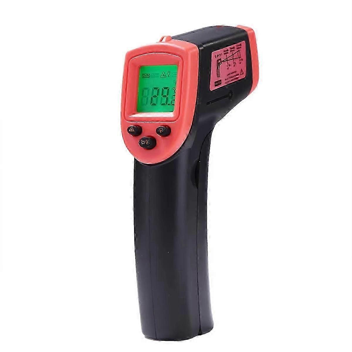 Digital Infrared Thermometer -50-600 / -58-1122 Contactless Temperature Tester IR Laser Pyrometer