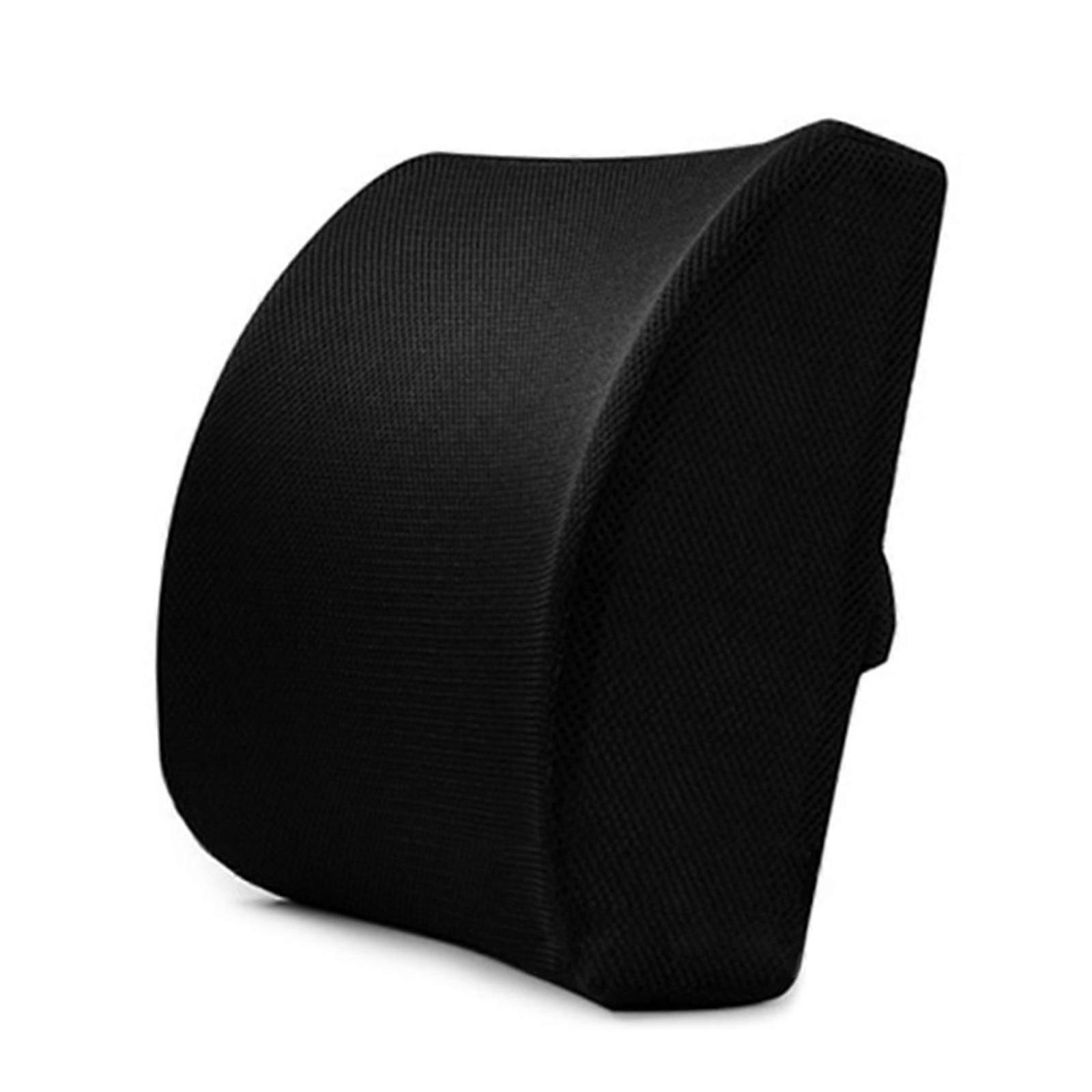 Lumbar Support Pillow For Office Chair Back Support Pillow For Car, Computer Chair, Soft Memory Foam Back Cushion