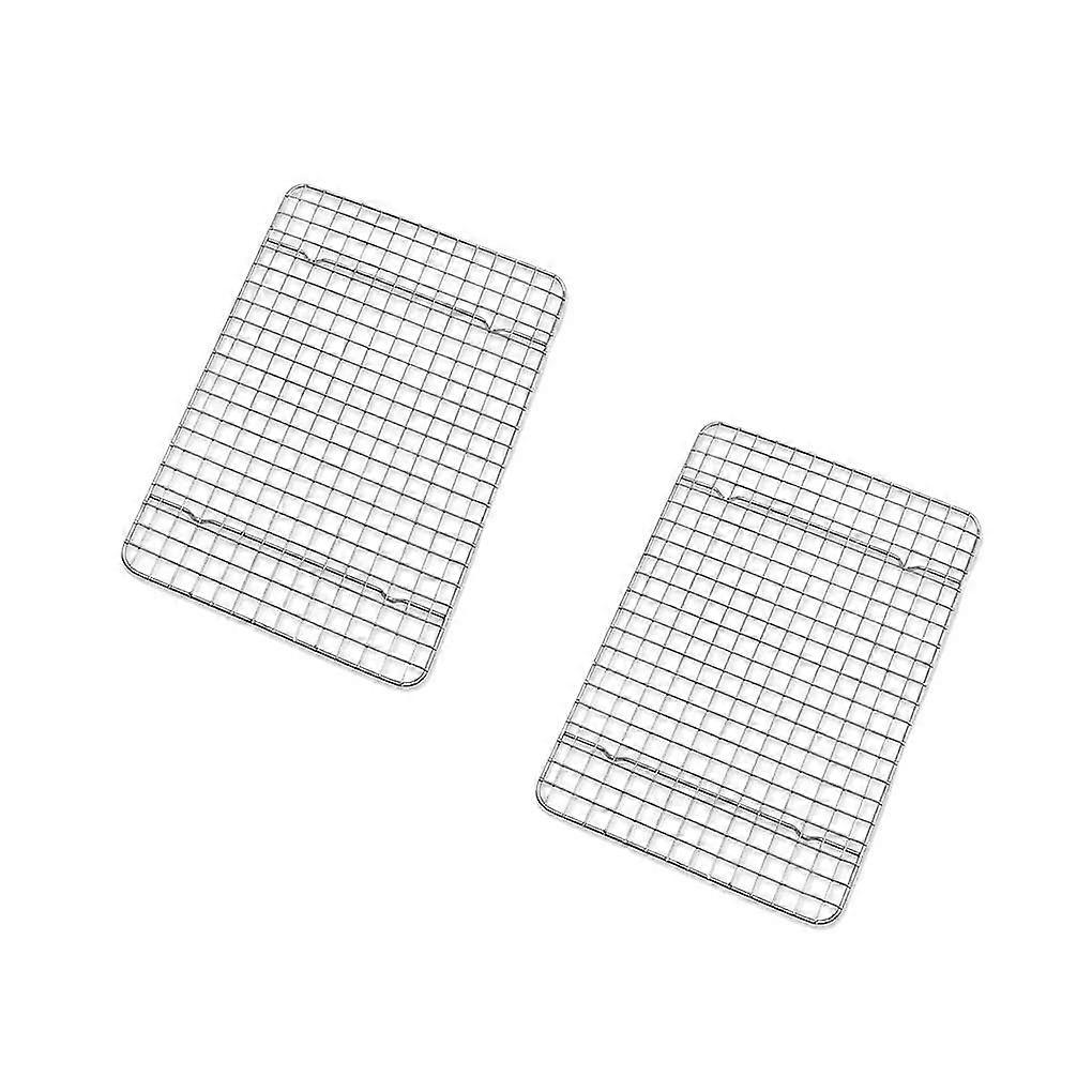 2Pcs Mat Net Grids Grilling Mesh Cooling Rack Rectangle Thicken Picnic