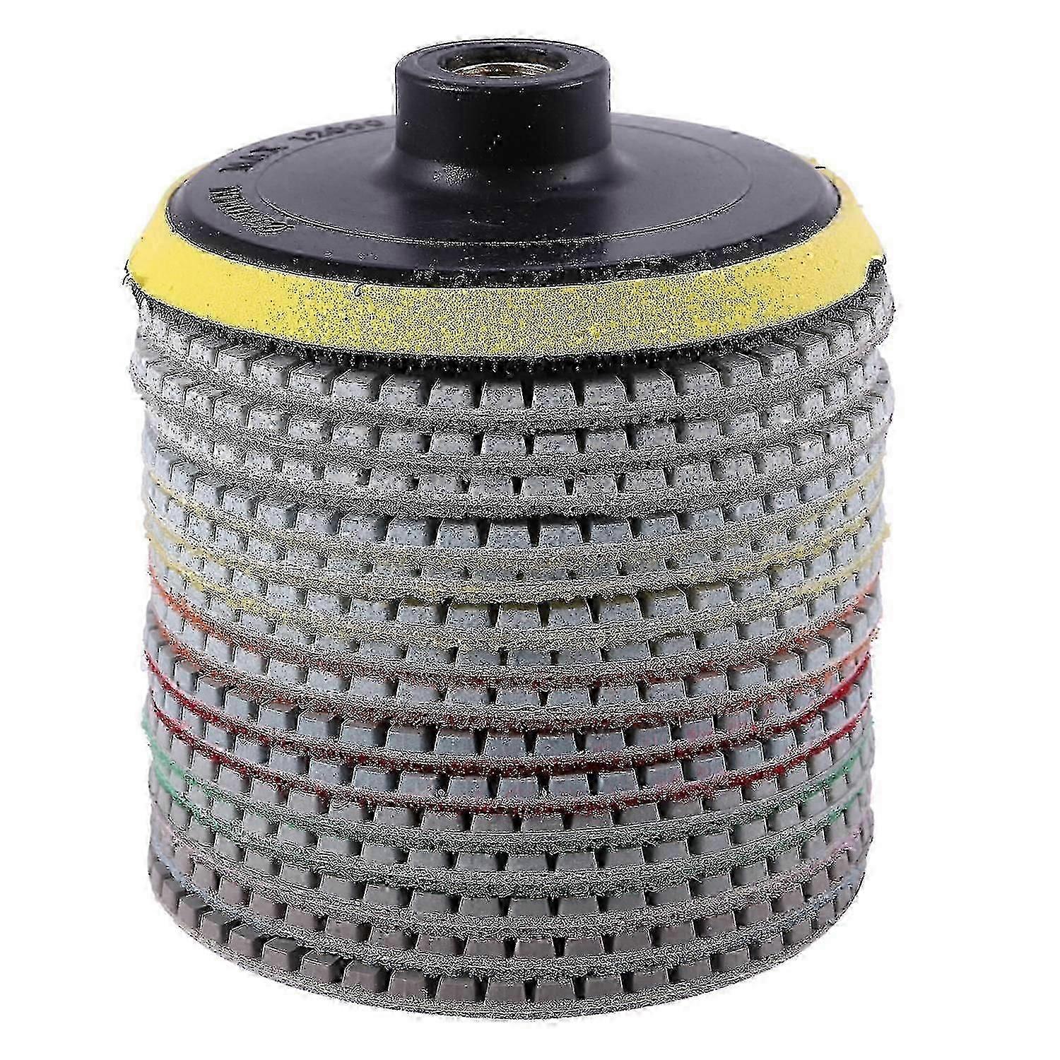 16 قطعة الماس تلميع منصات كيت 4 بوصة 100mm الرطب / الجاف لحجر الجرانيت الخرسانة تلميع الرخام استخدام مجموعة أقراص طحن