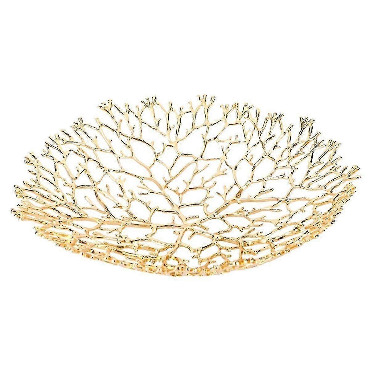 coffee table fruit bowl metal ornaments dining table