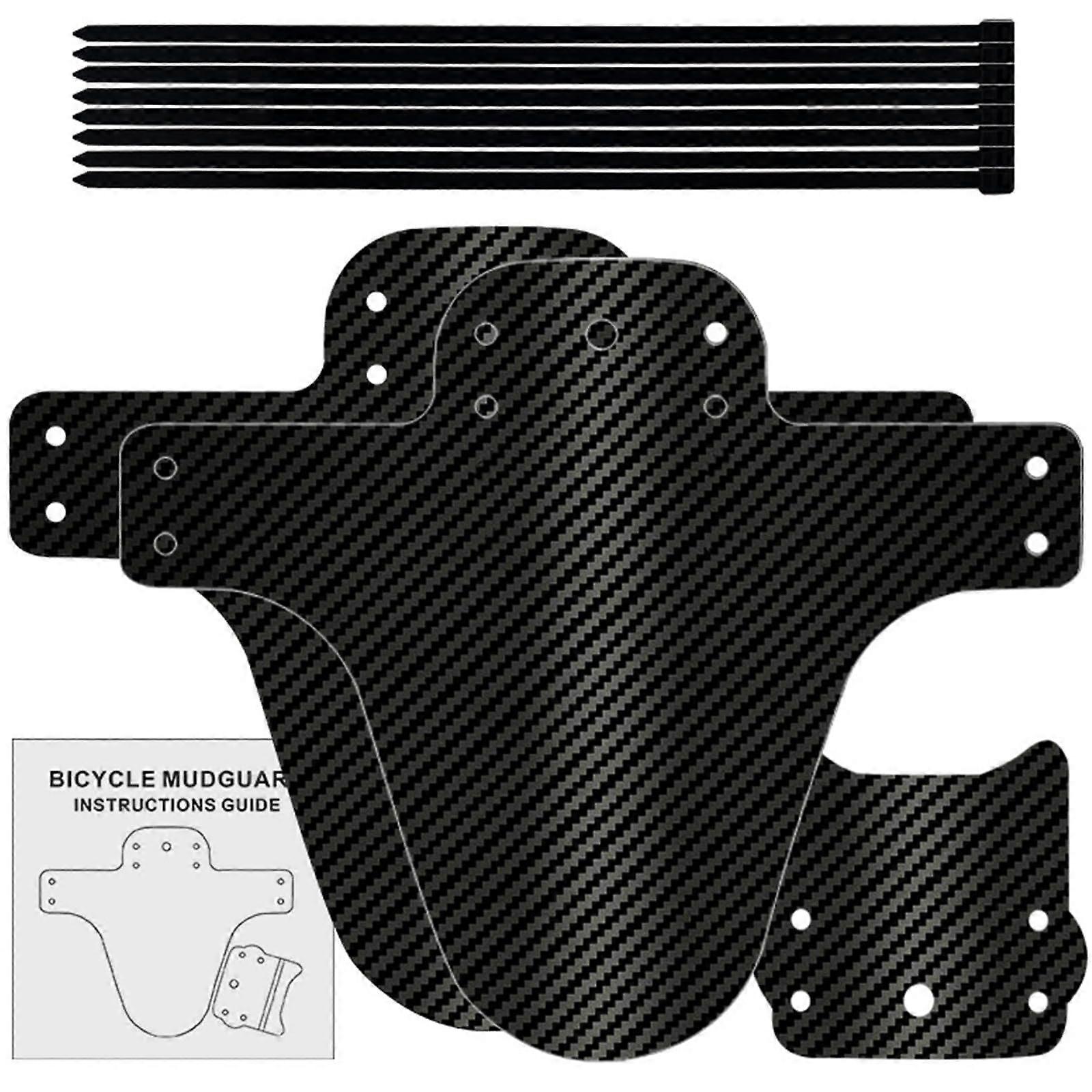 Folding Bicycles Mudguards Adjustable Front And Rear Mudguards Thickened Wide For Mountain Bikes